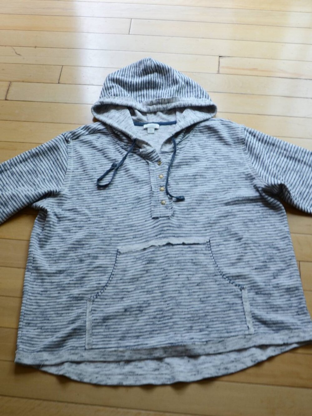 Sundance  henley hoodie striped Size XL